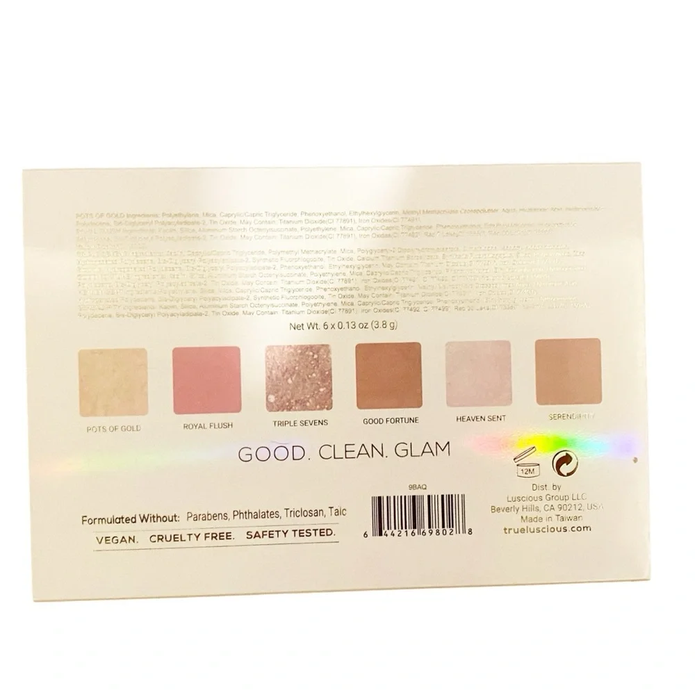 True+Luscious Lucky Glow Bronze & Highlight Palette